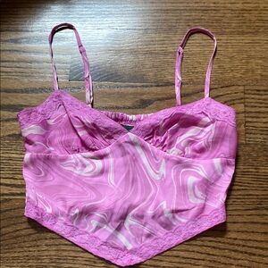 Wild Fable Pink Satin Bra
